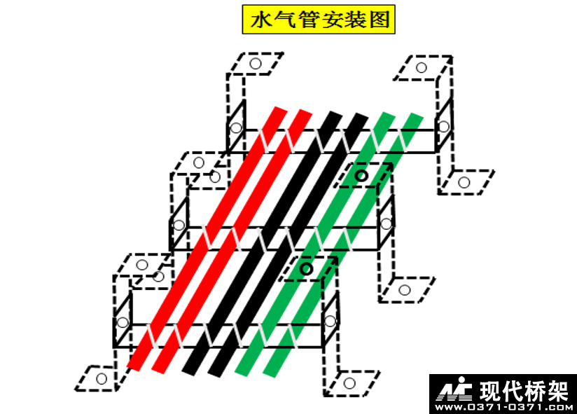 水汽管安装图